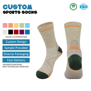 Calze Professionali da Escursionismo in Lana Merino, Spesse e Ammortizzanti, Antiscivolo, per Sci e Attività all'Aperto - Product Image 1