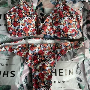 Diskon besar stok grosir set bikini murah langsung pabrik baju renang wanita campuran model baju renang bales baju renang wanita