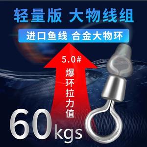 ชุดสายเบ็ดตกปลาขนาดยักษ์ Jqwarada สายถักหลัก ความแข็งแรงสูง สำหรับอ่างเก็บน้ำ บ่อ ลำธาร แม่น้ำ ทะเลสาบ - Product Image 5