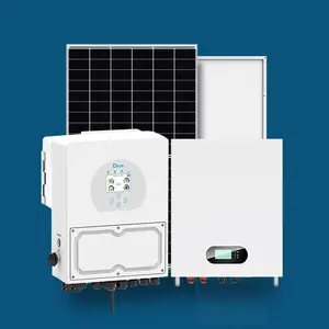 JINKO güneş panelleri ve GSO lfifeli-ion Li-Ion piller ile ev 5kW 10kW güneş sistemi