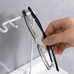 Household Bathroom Toothbrush Rack Holder Zinc Alloy Corner Countertop Modern Design Eco-Friendly Punch-Free Installation - Product Image 4