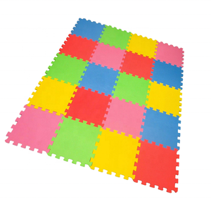 Wellshow Sport 1pc Carrelage <span class=keywords><strong>EVA</strong></span> Mousse Puzzle Tapis de jeu pour enfants Carreaux imbriqués avec bordures Équipement d'entraînement à domicile - Product Image 2