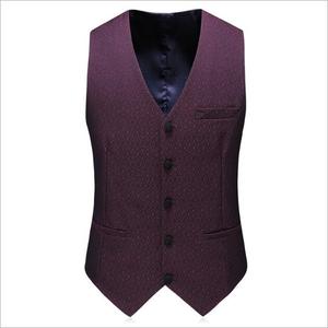 3 piezas <span class=keywords><strong>vino</strong></span> <span class=keywords><strong>rojo</strong></span> hombres Jogging Suites abrigo de un solo pecho <span class=keywords><strong>trajes</strong></span> <span class=keywords><strong>para</strong></span> hombres formales hombres <span class=keywords><strong>trajes</strong></span> de negocios - Product Image 5