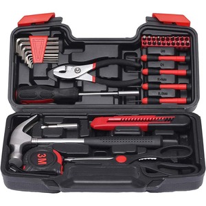 Juego de combinación de herramientas de mano mecánicas con llave de 6-24mm profesional, 14 Uds., juego de caja de herramientas de reparación de automóviles Automotrices - Product Image 2