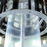 Machine d'extrusion de film soufflé ABC à haut rendement, adaptée au traitement des films plastiques en matière première LDPE LLDPE