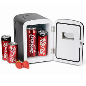 <span class=keywords><strong>Mini</strong></span> réfrigérateur portable 4L, réfrigérateur personnel compact pour voiture, bureau, dortoir, maison - Design rétro, refroidissement thermoélectrique - Product Image 5