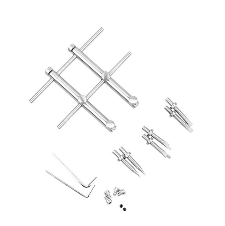 Profession eller DSLR-Kamera objektiv Reparatur schlüssel Schraubens chl üssel Einstellbarer rostfreier Schraubens chl üssel Cross Open Tool