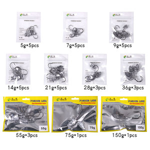 Bán buôn Jig đầu móc câu cá thu hút cá hồi Jig đầu móc mềm mồi Jig - Product Image 6