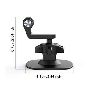 Support de casque flexible à tête sphérique adhésif pour GoPro 13 12, support rotatif à 360 degrés pour DJI Action 6 5 <span class=keywords><strong>Pro</strong></span> Insta360 X5 - Product Image 1