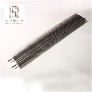 Strip Stainless Steel Heater With Fins Insulation Aluminum Fin Tubular Heating Element