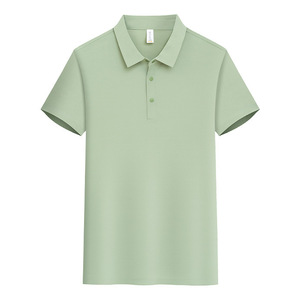 Polo en nylon à séchage rapide, couleur unie, manches courtes, vêtements de travail d'été pour femmes, usage quotidien - Product Image 3