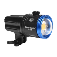 Seafrogs 2021 Nieuwe Ontwerp Onderwater Duiken Schieten Super Bright Torch 5000Lm Krachtige Zaklamp Met Kleurrijke Verandering Licht