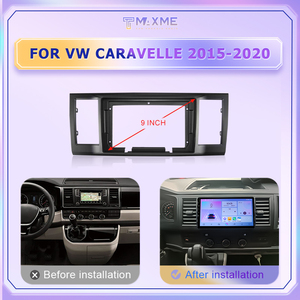 Cadre d'installation pour autoradio 9 pouces, fourni par l'usine, pour VW <span class=keywords><strong>Caravelle</strong></span> 2015-2020, accessoires intérieurs, panneau de fixation - Product Image 2