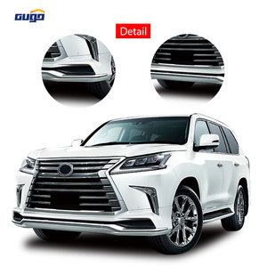 GUGO 2016 pour <span class=keywords><strong>Lexus</strong></span> <span class=keywords><strong>LX</strong></span> <span class=keywords><strong>570</strong></span> M Model Bodykit Lèvre de pare-chocs avant et arrière en plastique ABS de haute qualité New Condition Fog Light Tow Hook - Product Image 4