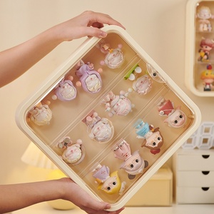 Étagère <span class=keywords><strong>de</strong></span> rangement murale transparente en plastique écologique, étanche, à trois niveaux, pour jouets et accessoires - Product Image 4