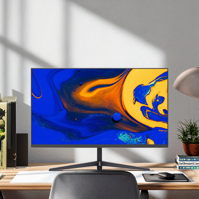 Reliable 23.8" IPS Computer Monitor 120Hz 1920x1080P Slim Border Flat Panel Screen HD VGA DC 12V Input for Work From Home