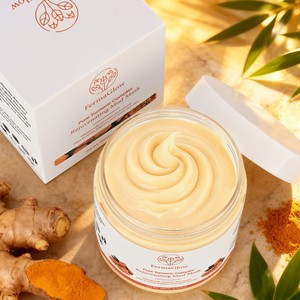 Mascarilla Facial de Arcilla de Cúrcuma Fermentada, Iluminadora, Limpiadora Profunda, Desintoxicante de Poros, Antioxidante, Renovadora de la Piel Opaca, Rejuvenecedora - Product Image 6