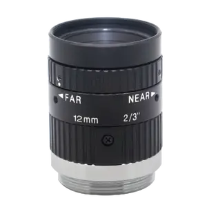 MVL-MF1224M-5MPE makinesi görüş 5 megapiksel anma, 2/3 "12mm F2.4 manuel Iris c-mount Lens