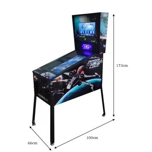 Máquina <span class=keywords><strong>de</strong></span> Pinball Virtual LCD <span class=keywords><strong>de</strong></span> Tres Pantallas Comercial Europea y Americana Modelo Wzl 68801, Máquina Arcade para Comercio Transfronterizo con Monedero Individual - Product Image 1