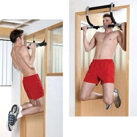 Barre de traction horizontale, équipement d'entraînement physique pour le corps supérieur, cadre de porte Portable, barre de menton horizontale en fer