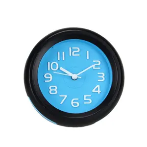 Newly Fashion Promotional Cheap Plastic Round Table Alarm Clock Quartz Movement Hand Made Clock For Gift