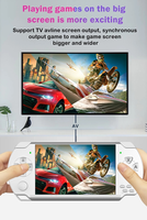 Console de Jeu Rétro Portable X6 YLW Très Populaire, en Stock, Prise en Charge Sortie TV, Mini Boîtier de Jeux Android, Joueurs de Jeux Vidéo Portatifs