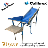 Máquina clasificadora de peso multifuncional CALIBREX pequeña, fabricada en Francia, para frutas pequeñas y medianas