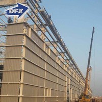 Estructura de acero prefabricada Taller Planta de trabajo de grado ligero Marco Edificios Doblado Procesado Hangar prefabricado Hall de acero
