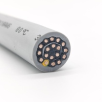 Câble d'alimentation électrique basse tension flexible multiconducteurs sans halogène certifié TUV H07ZZ-F