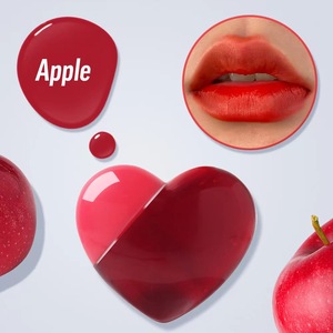 Vente en gros d'huile pour les lèvres en forme de coeur naturelle et hydratante organique de marque privée logo personnalisé glaçure à lèvres de teinte végétalienne plus dodue - Product Image 4