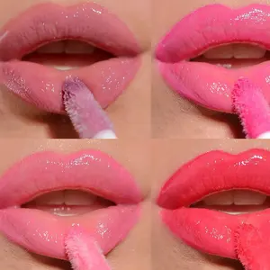 Alta Qualidade Mármore Cor Lipgloss Impermeável Longa Duração Hidratante Lip Tint Pigment Private Label Hidratante Lip Gloss