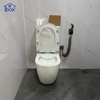 Remorque de toilettes de luxe portable de grande taille pour les activités de plein air et les lieux de concerts, équipée d'un réservoir de récupération des déchets intégré