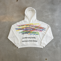Sweat-shirt à capuche surdimensionné avec logo personnalisé, imprimé graphique, style streetwear hip-hop pour hommes