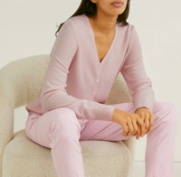 Maßgeschneiderte OEM ODM V-Ausschnitt Strickjacke Kaschmir Damen Kaschmir-Pullover Top Wolle Kaschmir-Pullover