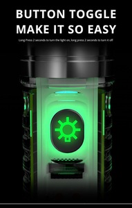 Siêu sáng Laser LED đèn huỳnh quang đa công cụ làm việc đèn nam châm mạnh mẽ mini xách tay và mạnh mẽ Mini Đèn Pin - Product Image 6