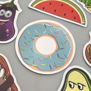 สติกเกอร์ไวนิลไดคัทป้ายพิมพ์โลโก้บริษัทโฮโลโก้ไวนิลพีวีซีกันน้ำกำหนดเองได้ - Product Image 5