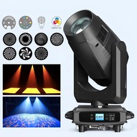 Projecteur LED 3-en-1 400W Beam Spot Wash à tête mobile avec zoom, prisme 4-38, 8-16 gobos, DMX512 pour scène, DJ, KTV, club