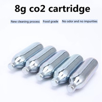Cartouches de CO2 haute pression ARR 8 grammes pour eau gazeuse, chargeurs de soda en acier 6MPa 10,5 ml, bouteille d'eau gazeuse portable