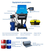 Machine à mousse de polyuréthane, système d'emballage automatique en mousse sur site, équipement de rembourrage en mousse PU pour les marchandises fragiles