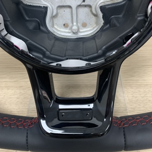 Volant sport en cuir pleine fleur avec palettes de changement de vitesse longues pour VW <span class=keywords><strong>Volkswagen</strong></span> Golf <span class=keywords><strong>5</strong></span> 6 7 R MK5 MK6 MK7 MK7.<span class=keywords><strong>5</strong></span> <span class=keywords><strong>GTI</strong></span> <span class=keywords><strong>Polo</strong></span> Passat B7 B8 Jetta - Product Image 4