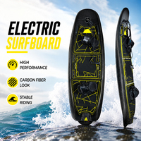 Planche de surf électrique haut de gamme, légère, en fibre de carbone, motorisée, avec une maniabilité stable pour adultes, sports nautiques