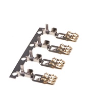 Conector de Alimentación de Puerto Serie SATA, Pin de Contacto Tipo Corto, Chapado en Oro para Carcasa de Disco Duro, Terminal de Crimpado SATA