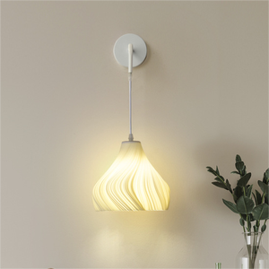 Romantisch und gemütlich schlafzimmer nachttisch-wandlampe schöner 3D-druck wohnzimmer hintergrund-wandlicht weiß für <span class=keywords><strong>hotem</strong></span> heim - Product Image 3