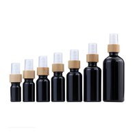 Vente en gros de flacons vaporisateurs de parfum en verre de 5 ml, 10 ml, 20 ml, 30 ml, 50 ml, écologiques, rechargeables, avec bouchon en bambou