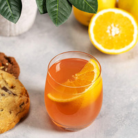 Gobelets à vin sans pied en plastique de 12 oz tasses à vin de Cocktail incassables réutilisables jetables pour la fête de mariage