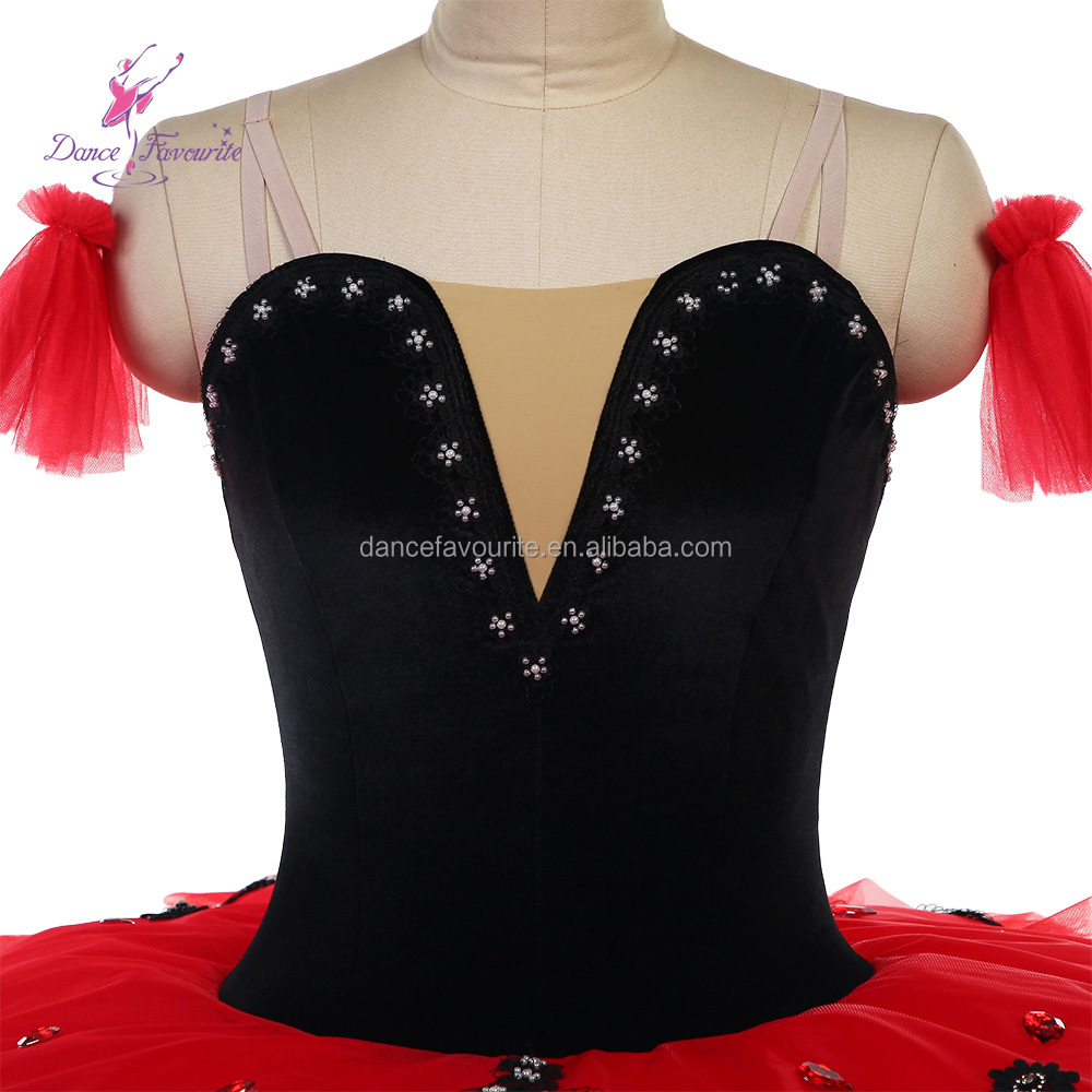 Black/red Pre-Professional Ballet Tutu - Perfect for Performances Black/red Pre-Professional Ballet Tutu - Perfect for Performances