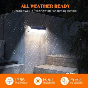 Luces solares con Sensor de movimiento para exteriores, 2500 lúmenes, 288 <span class=keywords><strong>LED</strong></span>, resistentes al agua IP65, superbrillantes, 288 <span class=keywords><strong>led</strong></span>, con cargador - Product Image 5