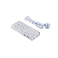 AOmei FX Transformateur d'alimentation LED étanche 24V pour armoire, bande LED, alimentation à tension constante, sortie unique 12V DC, interrupteur tactile