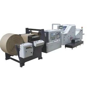 [JT-SBR460] Totalmente Automático Ajustável Papel Compras Mercearia Linha De Produção Square Bottom Paper Bag Making Machine