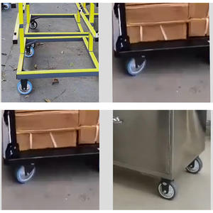 Manganês Aço TPU 2/2.5 Polegada Cadeira de Escritório Roda Rodízio Giratório Rodízio Rodas Personalizado para Prateleira e Cadeira - Product Image 6